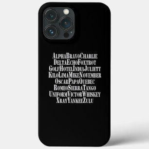 Case-Mate iPhone CASE MOTS ALPHABET PHONÉTIQUE / CODE