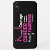 Coques Case-Mate iPhone Mots...Cancer du Sein (Dos)