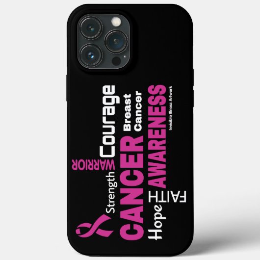 Coques Case-Mate iPhone Mots...Cancer du Sein (Verso)