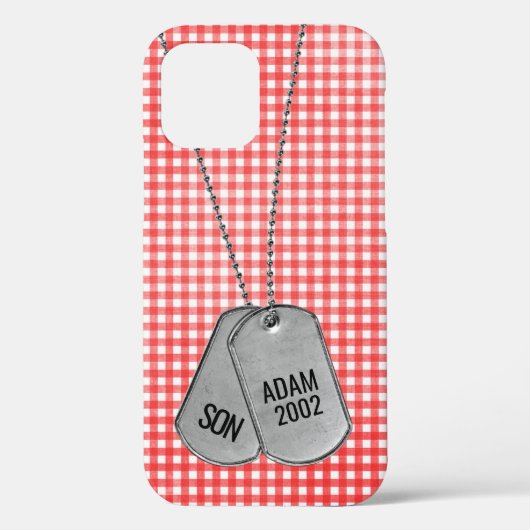 Coques Case-Mate iPhone Mots clés sur En vichy (Verso)