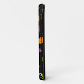 Coques Case-Mate iPhone Mots d'art de souterrain de Halloween (Dos/Gauche)