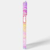 Coques Case-Mate iPhone Mots de gymnastique Rainbow Ombre (Verso / Droite)
