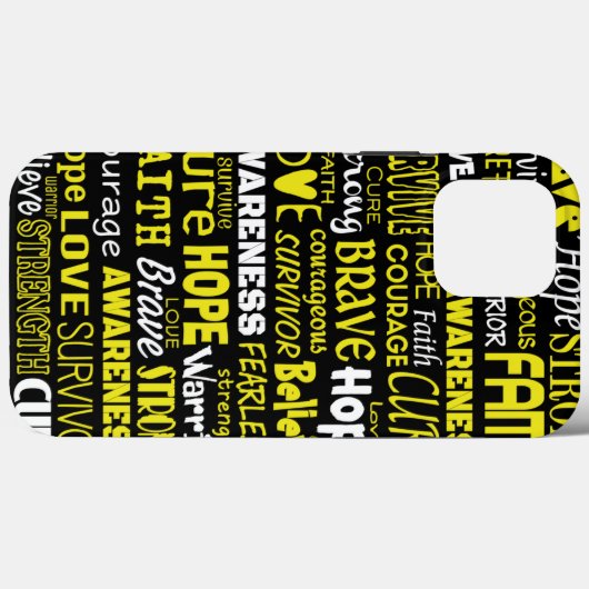 Coques Case-Mate iPhone Mots De Sensibilisation...Endometriose (Verso (horizontal))