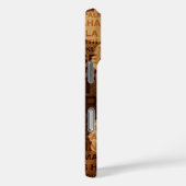 Coques Case-Mate iPhone Mots d'été Hibiscus hawaïen Faux Wood  (Verso / Droite)