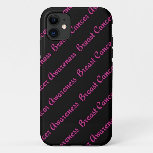 Coques Case-Mate iPhone Mots/Fond d'écran...Cancer du sein (Dos)