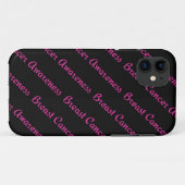 Coques Case-Mate iPhone Mots/Fond d'écran...Cancer du sein (Dos (Horizontal))