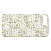 Coques Case-Mate iPhone Mots Gold Inspiration (Dos (Horizontal))