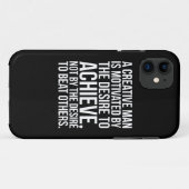 Coques Case-Mate iPhone Mots Inspirationnels - Désir D'Atteindre (Dos (Horizontal))