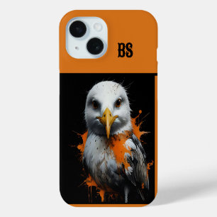 Coque Pour iPhone 15 Mouette d'Halloween mignonne et effrayante déguisé