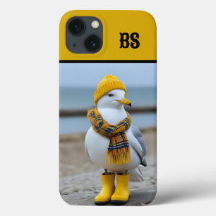 Case-Mate iPhone Case Mouette drôle dans les bottes de pluie - Humour de