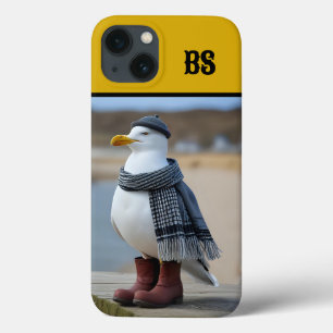 Case-Mate iPhone Case Mouette drôle dans les bottes de pluie - Humour de