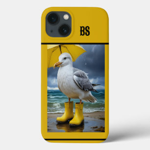 Case-Mate iPhone Case Mouette drôle dans les bottes de pluie - Humour de