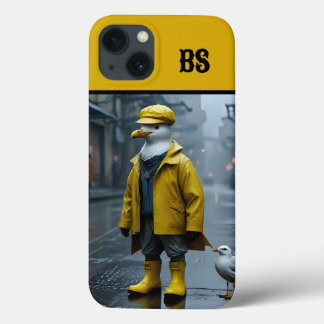 Case-Mate iPhone Case Mouette drôle dans les bottes de pluie - Humour de