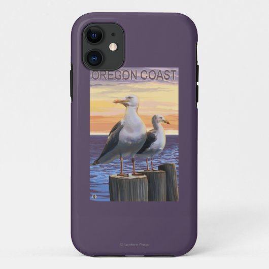 Coques Case-Mate iPhone Mouettes de côte de l'Orégon (Dos)