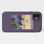 Coques Case-Mate iPhone Mouettes de côte de l'Orégon (Dos (Horizontal))