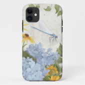 Coques Case-Mate iPhone Mouflon bleu floral Hydrangea (Dos)