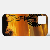 Coques Case-Mate iPhone Moulin à vent et coucher de soleil, William Creek, (Verso (horizontal))