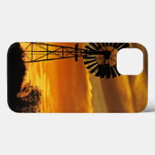 Coques Case-Mate iPhone Moulin à vent et coucher de soleil, William Creek, (Verso (horizontal))