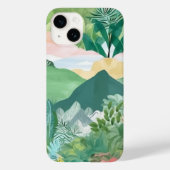 Coques Case-Mate iPhone Mountain and Palm Trees (Verso)