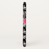 Coques Case-Mate iPhone Mouris de poitrine mûre rose et noire (Dos/Droite)