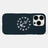 Coques Case-Mate iPhone Mousse de mer Chrome Yacht Drapeau Automotive Gril (Verso (horizontal))