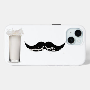 Coque Pour iPhone 15 Moustache de lait