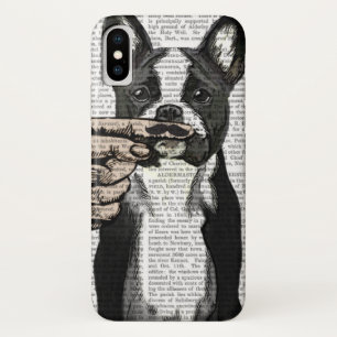 Coque Case-Mate Pour iPhone Moustache de taureau français et de doigt