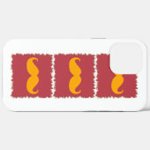Coques Case-Mate iPhone Moustache drôle (Verso (horizontal))