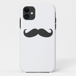 Coque iPhone 11 moustache drôle