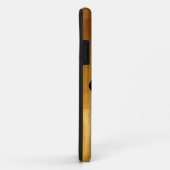 Coques Case-Mate iPhone Moustache drôle sur l'arrière - plan en bois (Dos/Droite)