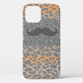 Coques Case-Mate iPhone Moustache grise et Empreinte de léopard (Verso)