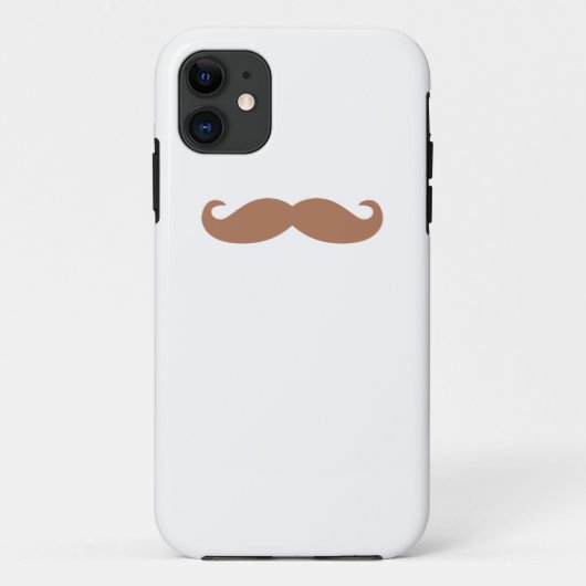 Coques Case-Mate iPhone moustache simple (Dos)