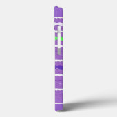 Coques Case-Mate iPhone Moustache violette drôle (Verso / Gauche)