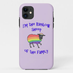 Case-Mate iPhone Case Mouton arc-en-ciel de la famille