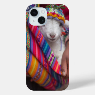 Coque Pour iPhone 15 Mouton bébé mignon agneau sud-américain