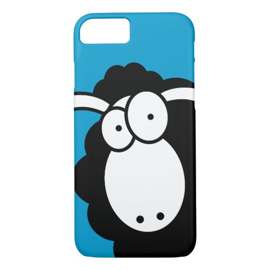 Coques Case-Mate iPhone Mouton noir (Dos)