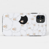 Coques Case-Mate iPhone mouton noir (Dos (Horizontal))