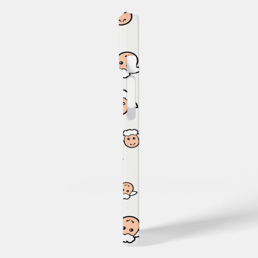 Coques Case-Mate iPhone Mouton Visage mignon pour les enfants (Verso / Gauche)