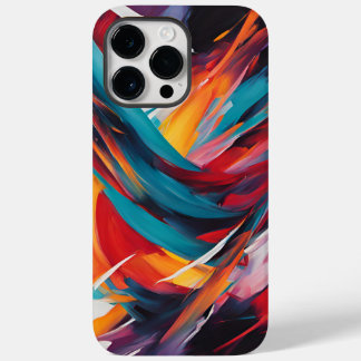 Coque Pour Pour iPhone 14 Pro Max Mouvement de couleurs Abstrait