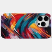 Coques Case-Mate iPhone Mouvement de couleurs Abstrait (Verso (horizontal))