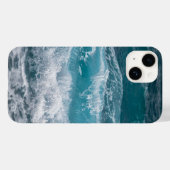Coques Case-Mate iPhone Mouvement de mer tranquille inspiré de la prime (Verso (horizontal))