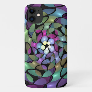 Case-Mate iPhone Case Mouvements colorés Abstrait Trippy Fractal Art