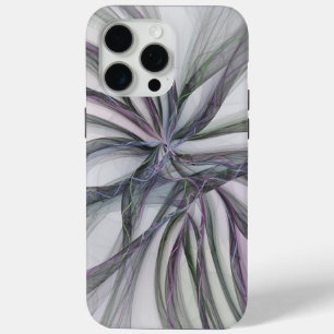 Coque iPhone 15 Pro Max Mouvements de filigrane Abstrait Moderne Fractale