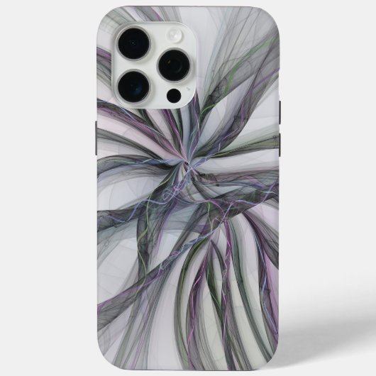 Coques Case-Mate iPhone Mouvements de filigrane Abstrait Moderne Fractale (Verso)