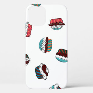 Case-Mate iPhone Case Muffin. Joyeux arrière - plan de cupcake d'anniver