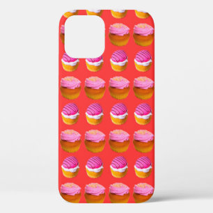 Case-Mate iPhone Case Muffins, cupcakes à la crème blanche et rose sur u