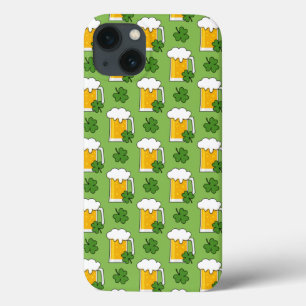 Case-Mate iPhone Case Mug de bière irlandaise avec Motif Shamrock Clover