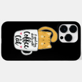 Coques Case-Mate iPhone Mug de café chat orange drôle amateur de chat (Verso (horizontal))