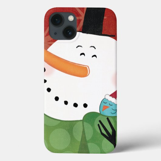 Coques Case-Mate iPhone Mug de Noël bleu avec cacao foncé (Verso)