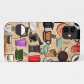 Coques Case-Mate iPhone Mugs de café sur crème (Dos (Horizontal))